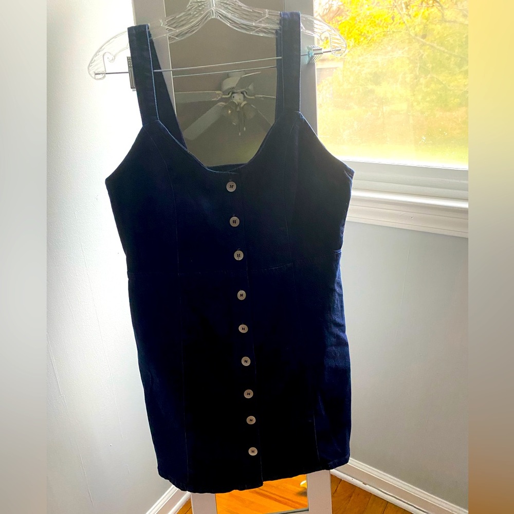 Fabulous Altar’d State Denim Jumper Dress Size Large! Like New!